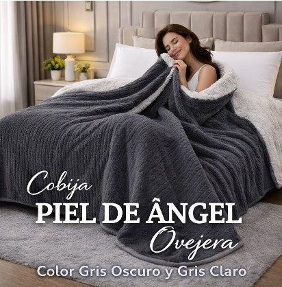COBIJA OVEJERA DOBLE FAZ PIEL DE ANGEL
