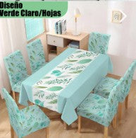 FUNDAS PARA JUEGOS DE COMEDOR + MANTEL