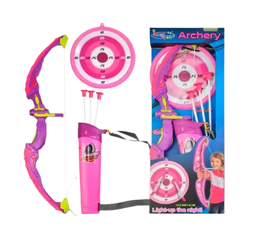 KIT ARCO Y FLECHA + ESTUCHE TIRO AL BLANCO