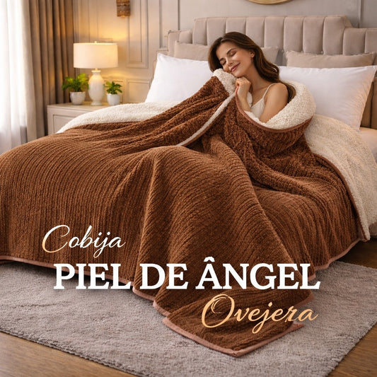 COBIJA OVEJERA DOBLE FAZ PIEL DE ANGEL