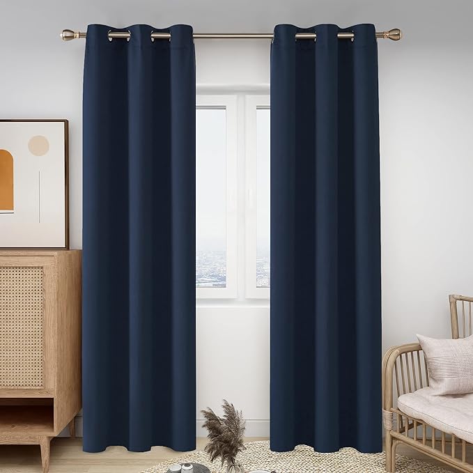 CORTINAS  JUEGO COMPLETO 2 PANELES ANTILUZ- BLACKOUT