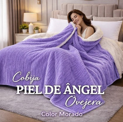 COBIJA OVEJERA DOBLE FAZ PIEL DE ANGEL