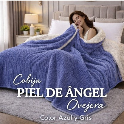 COBIJA OVEJERA DOBLE FAZ PIEL DE ANGEL
