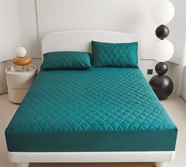 protector cama + funda almohada