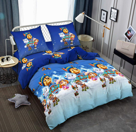 COMBO ,INCLUYE SABANA  DE  800 Hilos, SOBRESABANA Y FUNDAS PARA ALMOHADA ESTAMPADOS INFANTILES