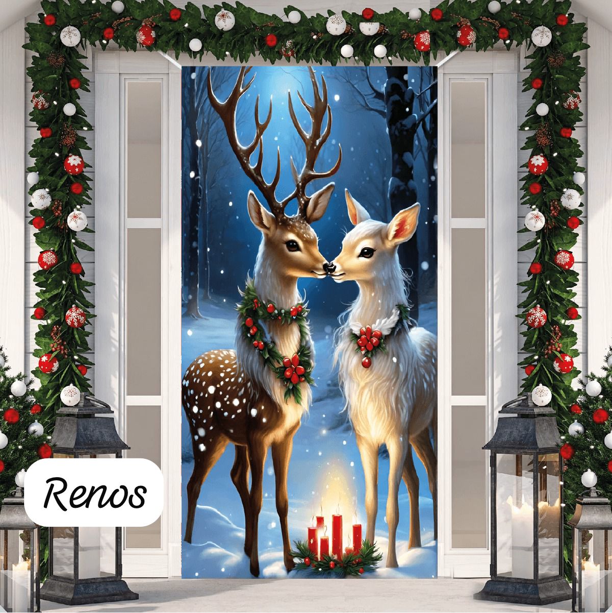 FUNDAS NAVIDEÑAS PARA PUERTAS 2026 LIQUIDACION