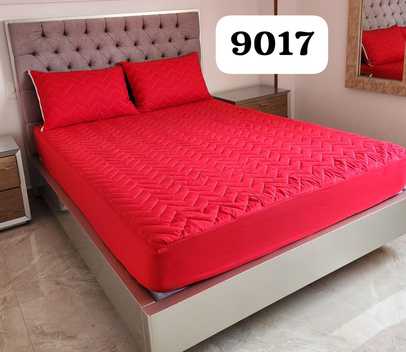 protector cama + funda almohada