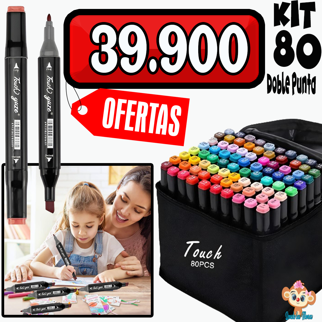 KIT DE MARCADORES 80 -120-168 -262